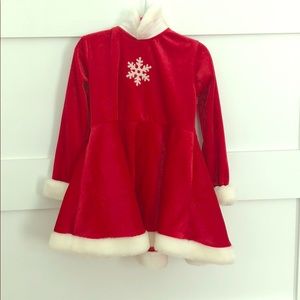 4T Red Christmas Dress